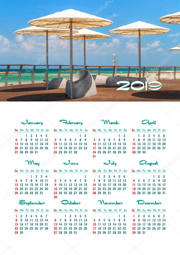 Calendario fotografico personalizzato A3